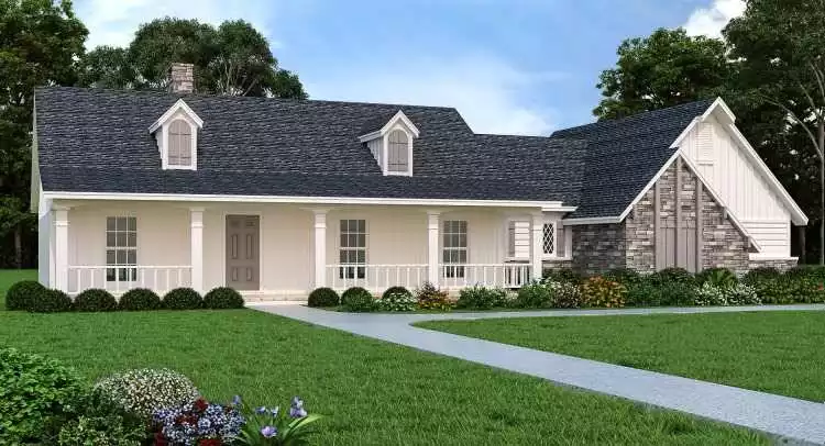 image of traditional house plan 3563