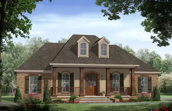 image of 1.5 story house plan 7683