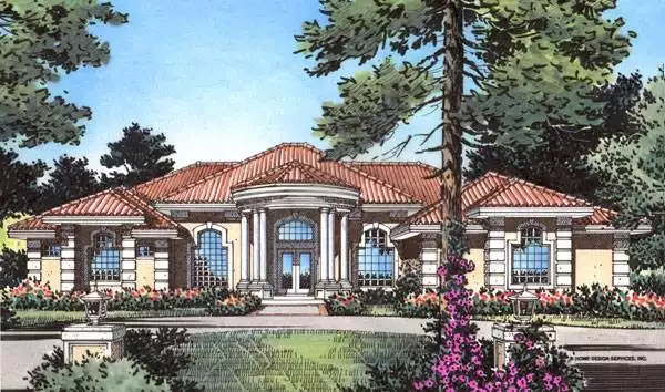 image of florida house plan 4136