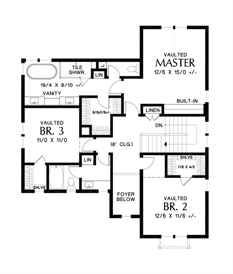 Upper Floor Plan