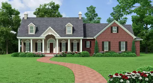 image of eco-friendly house plan 5558