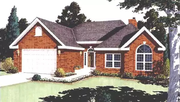 image of traditional house plan 5627