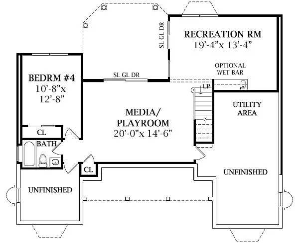 Walk-out Basement Plan