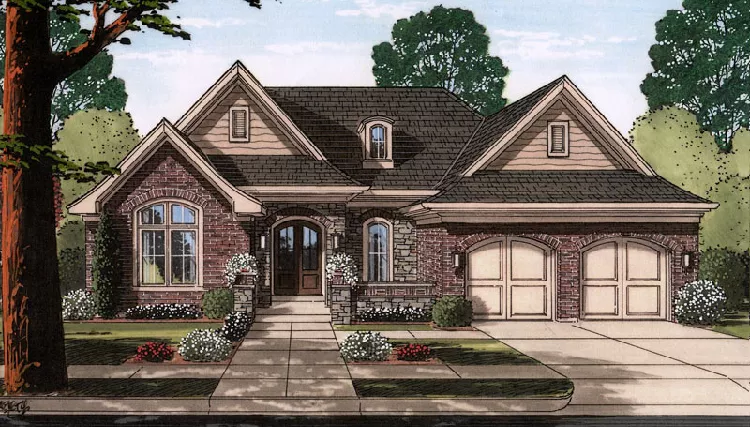 image of traditional house plan 9042